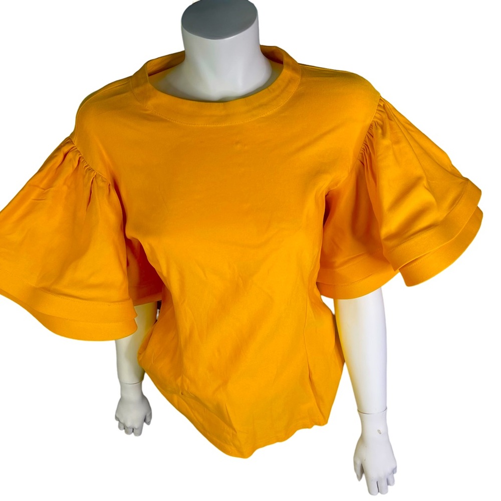Gold stretch top